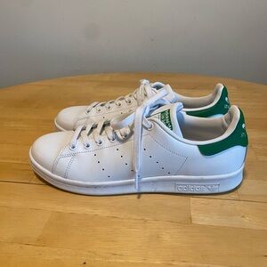 Stan Smith Adidas White and Green Low-Top Tennis Sneakers